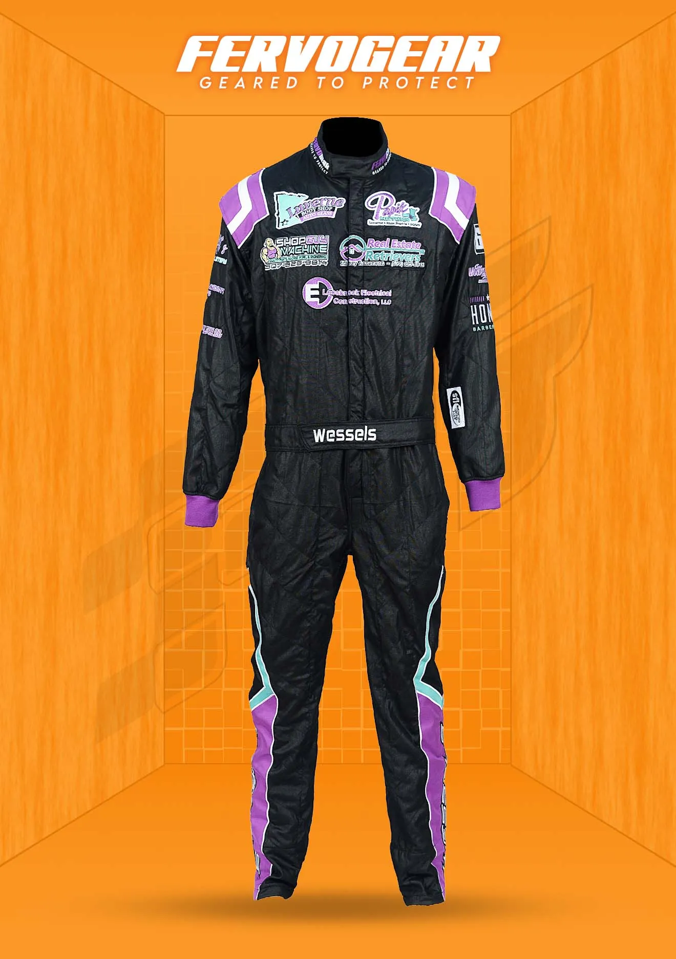Custom FervoGear race suit — Custom race suit build no. 9