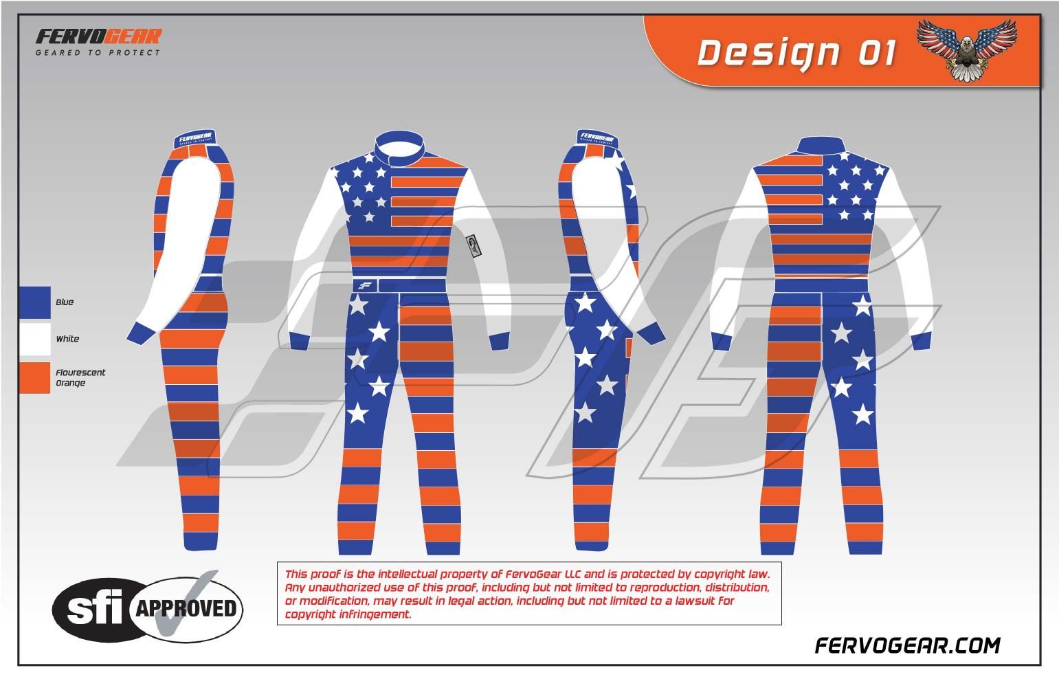 Custom race suit design 1