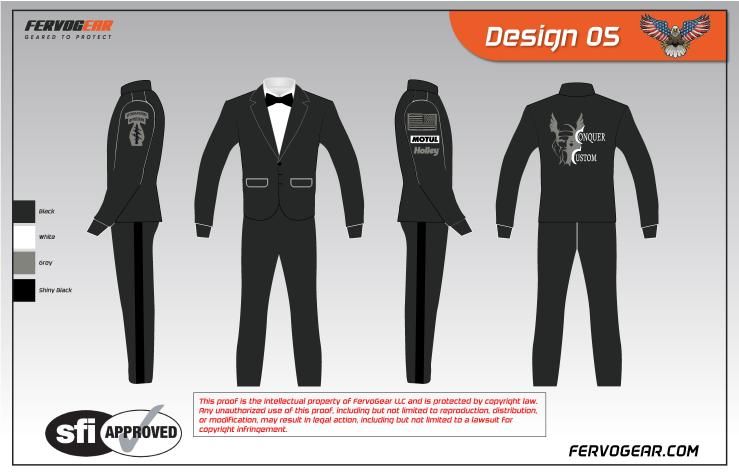 Custom race suit design 5