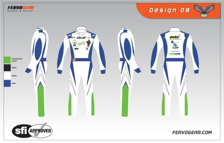 Custom race suit design 8