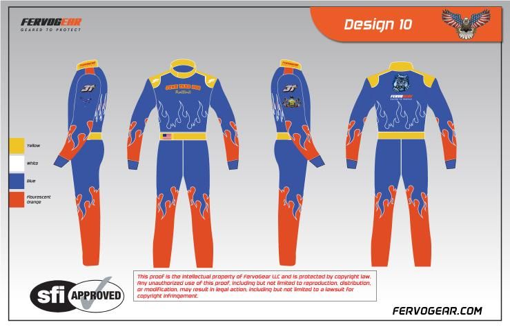 Custom race suit design 10