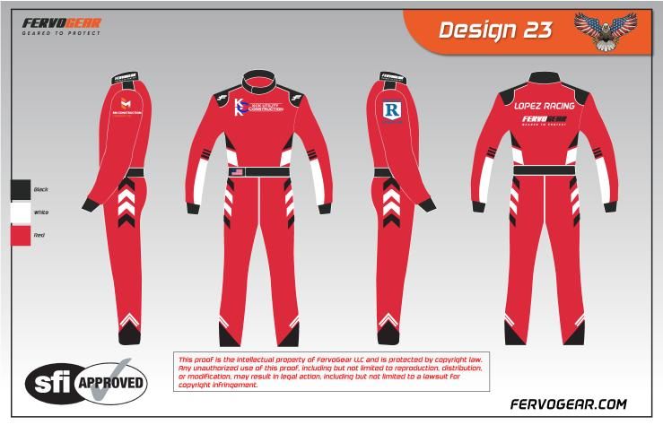 Custom race suit design 22
