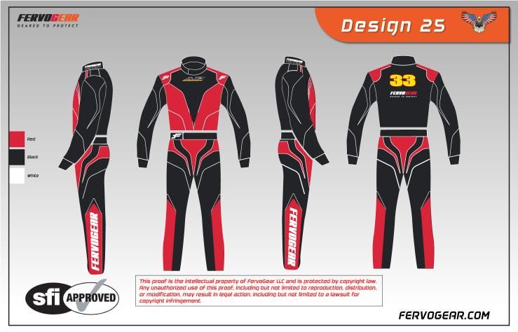 Custom race suit design 24