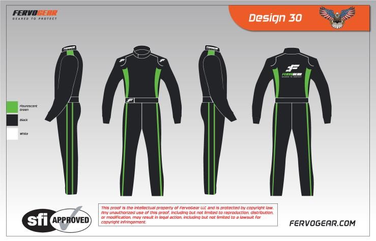 Custom race suit design 28