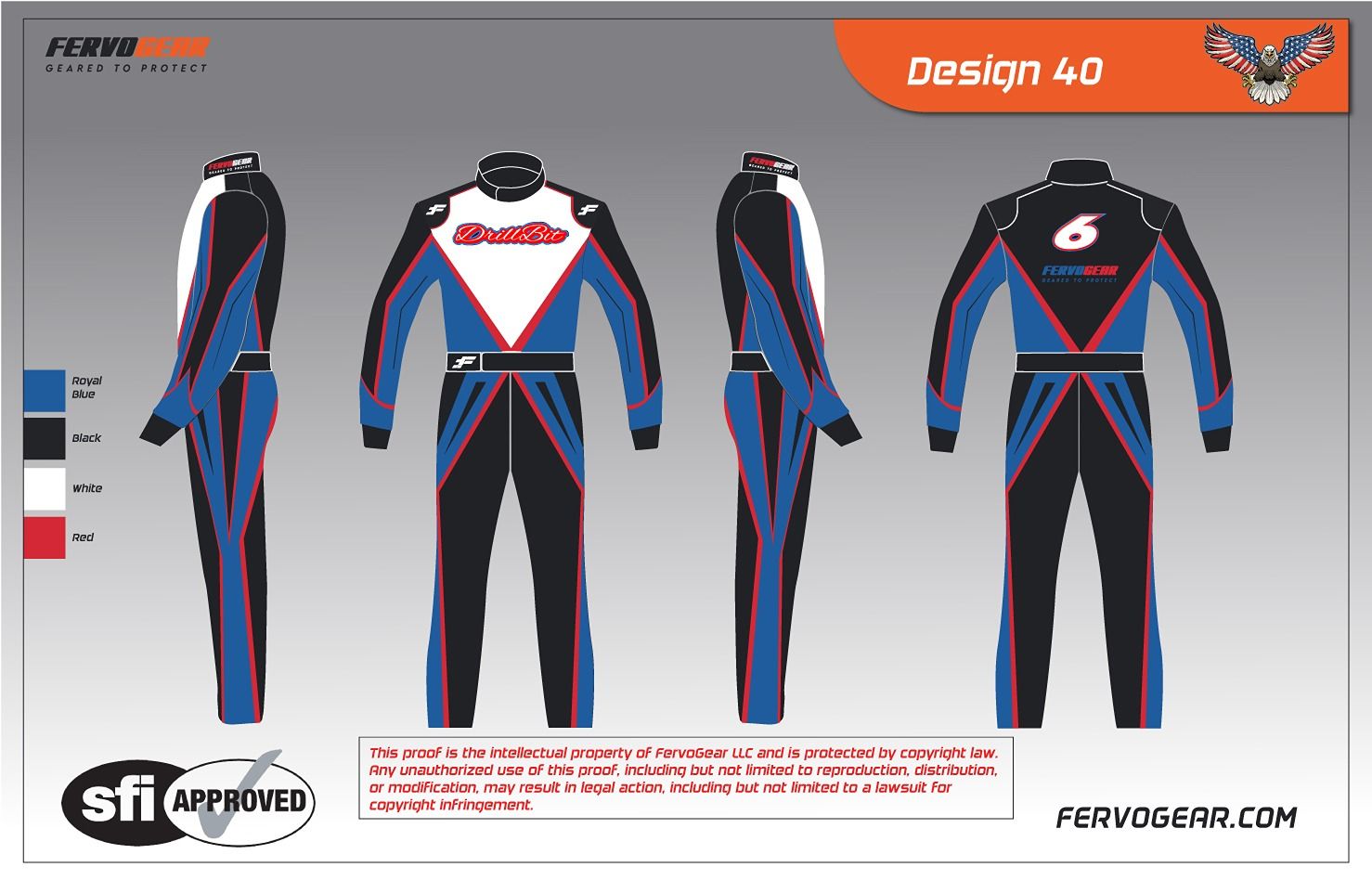 Custom race suit design 38
