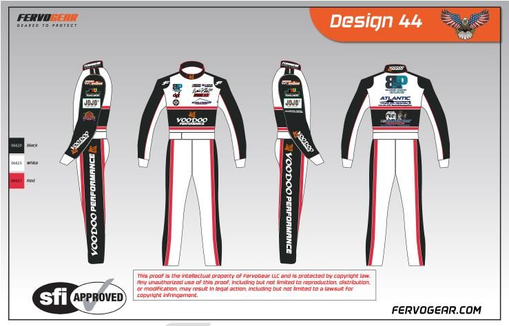 Custom race suit design 42