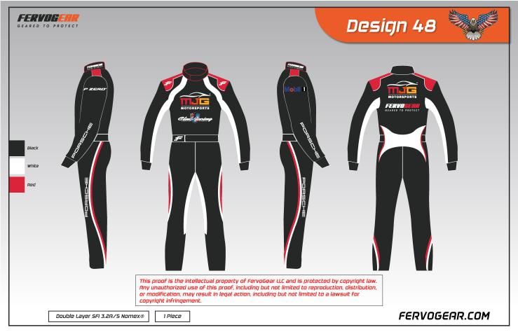 Custom race suit design 45