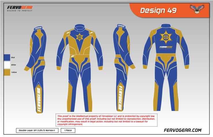 Custom race suit design 46